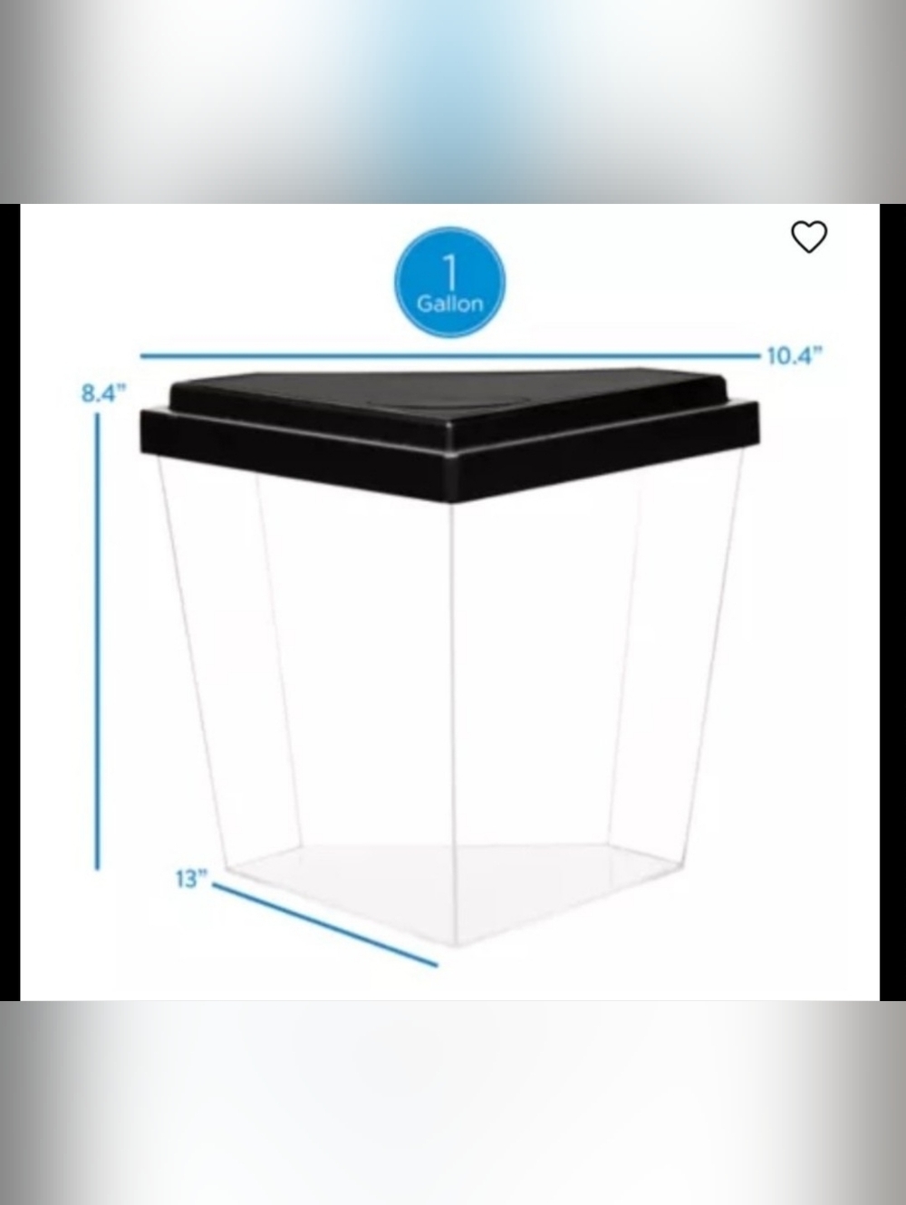 Small Triangular Aquarium